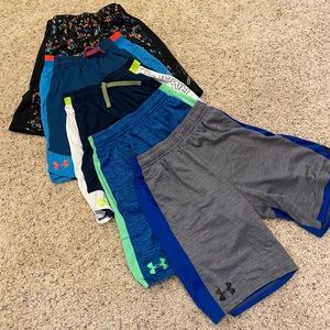 Boys Under Armour shorts bundle of 5